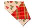 Twinkle Trees Plaid Reversible Pet Bandana - Mutty Mornings