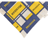 University of Michigan Squares Pet Bandana - Mutty Mornings