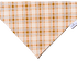 Vanilla Chai Plaid Pet Bandana - Mutty Mornings