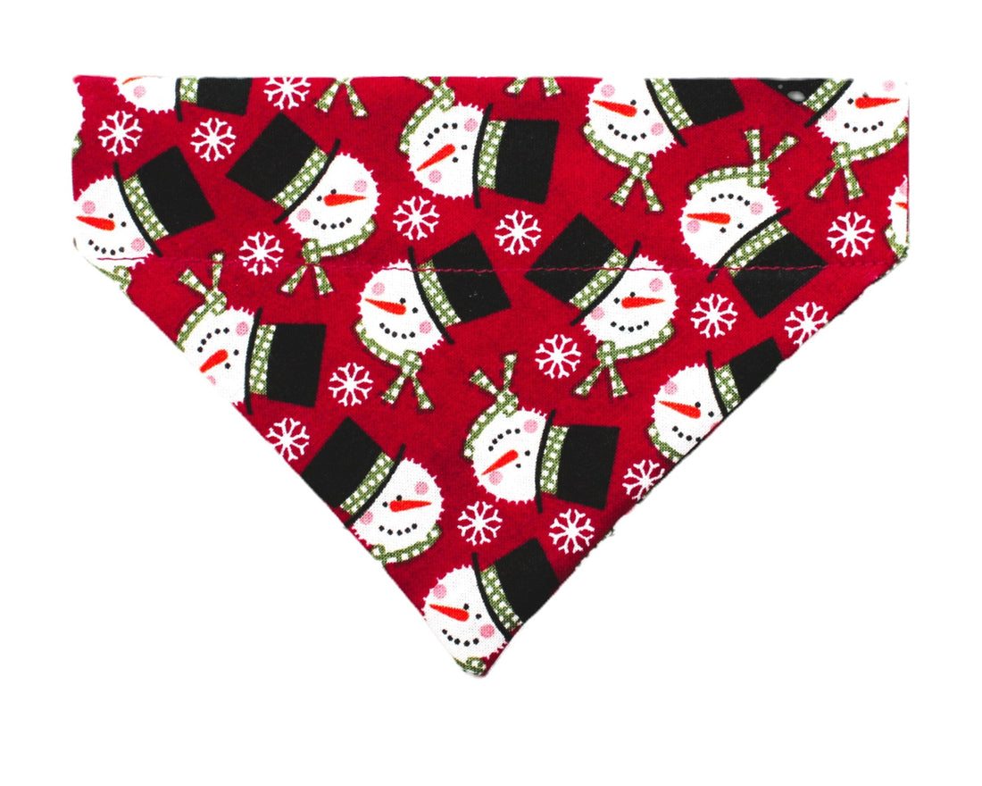 Vintage Snowman Pet Bandana - Mutty Mornings