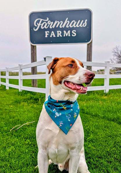 Wildflower Meadow Pet Bandana - Mutty Mornings