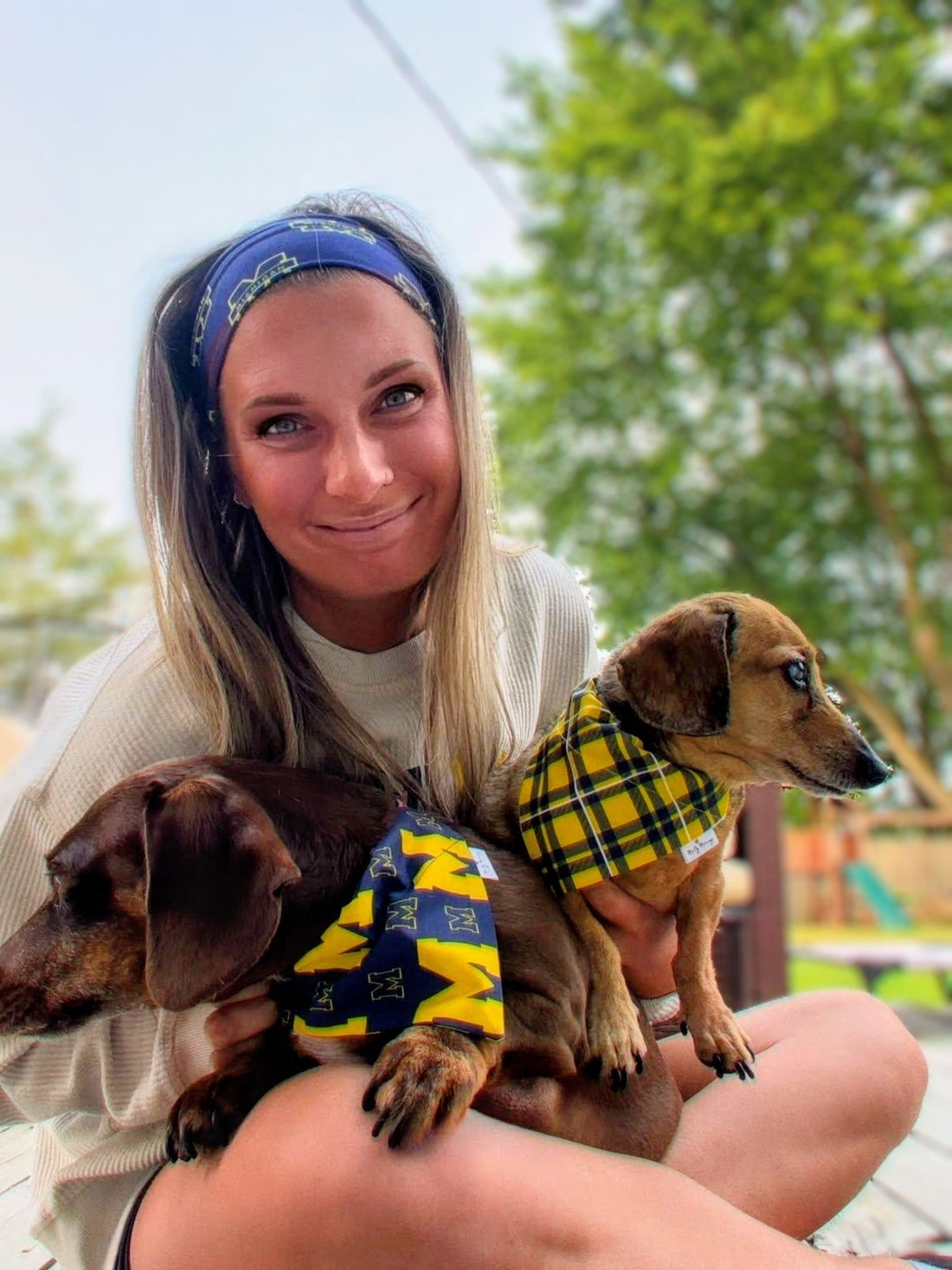 Wolverine Plaid Pet Bandana - Mutty Mornings