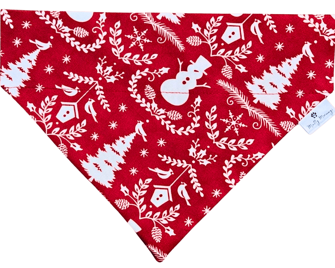 Woodland Cheer Pet Bandana - Mutty Mornings