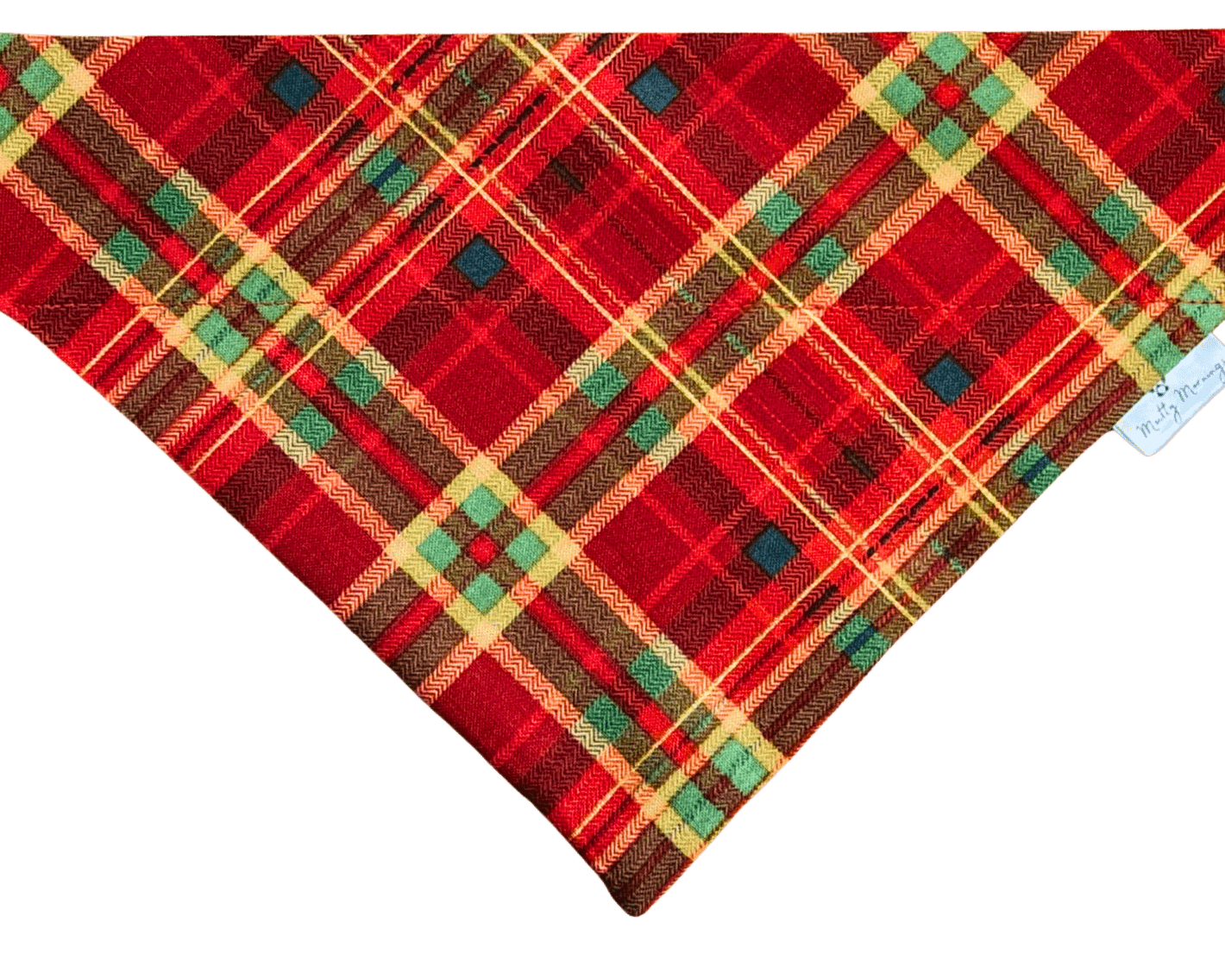 Yuletide Plaid Pet Bandana - Mutty Mornings